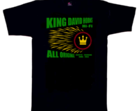 King David Horns Red-Yellow-Green Meteor T Shirt